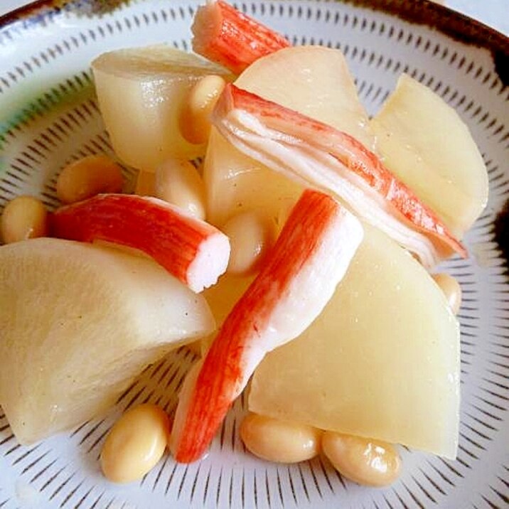 ✿お豆と大根の煮物✿